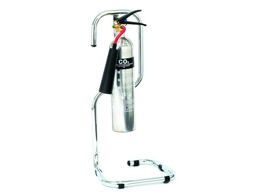Chrome Fire Extinguisher Stand