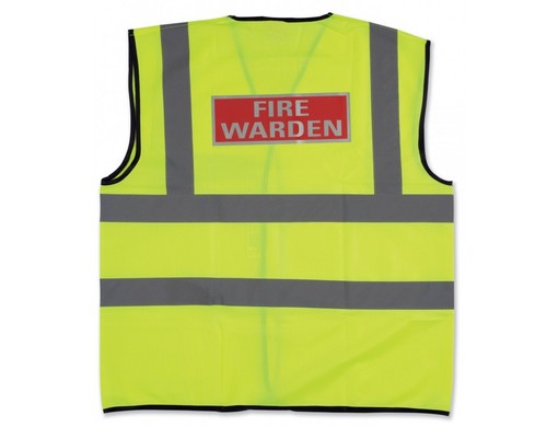 Fire Warden Waistcoat - Hi Viz Vest