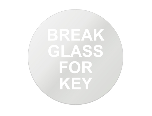 Replacement 'Safebreak' Plastic Panel for Keybox