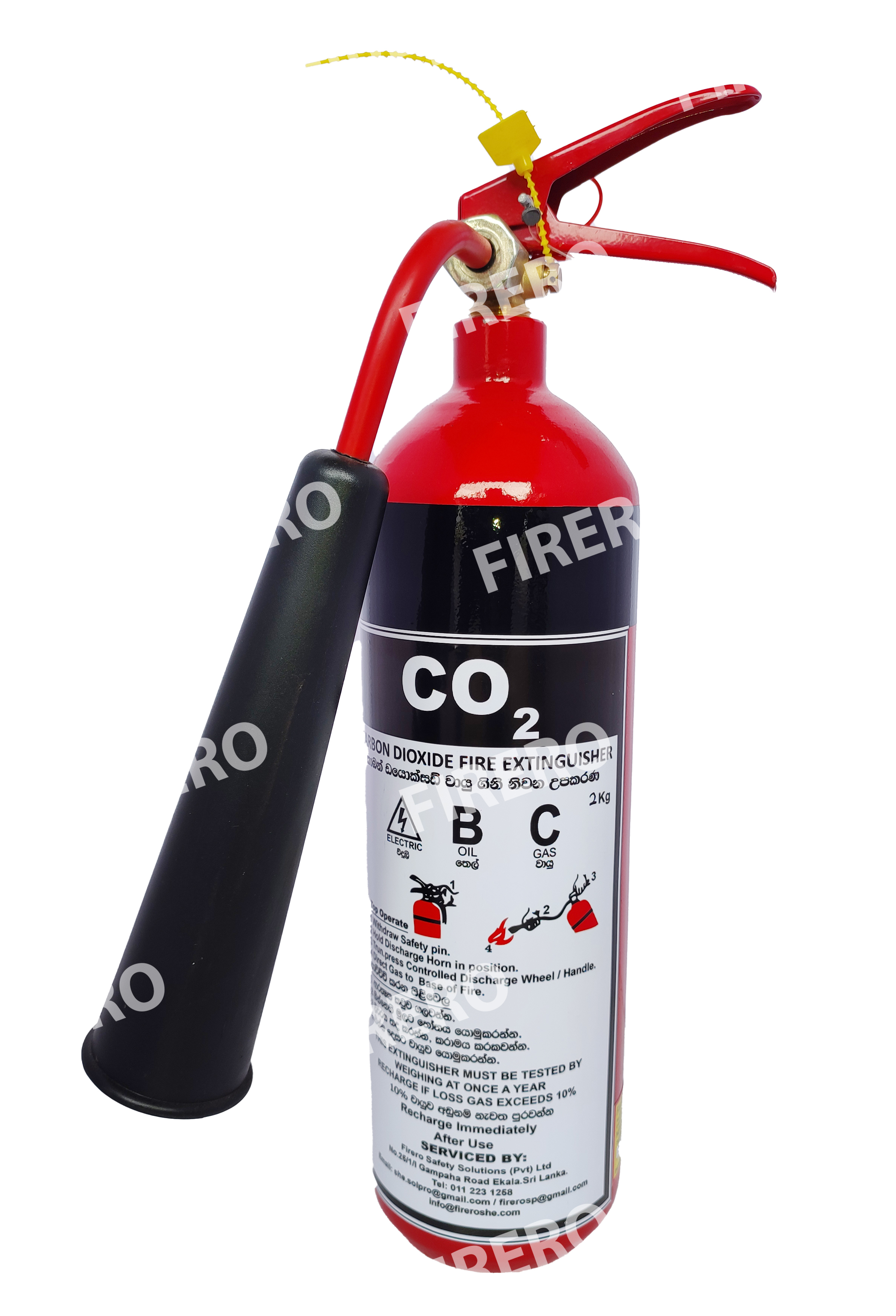 2Kg Carbon Dioxide Fire Extinguisher