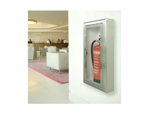 Semi - Recessed Fire Extinguisher Cabinet