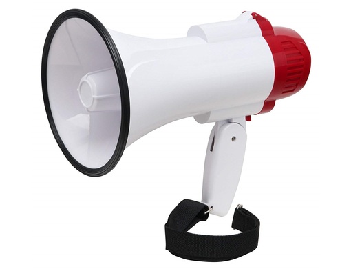 Mini Megaphone with Folding Hand Grip