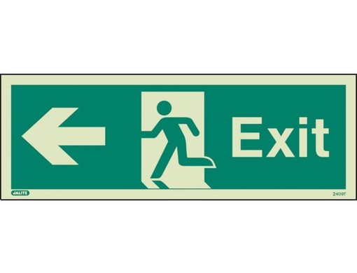 Photoluminescent Exit Sign