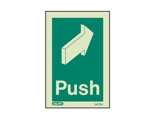 Photoluminescent Fire Exit Door Sign