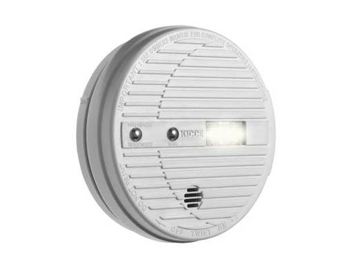 Smoke Alarm with Hush Button & Safety Light